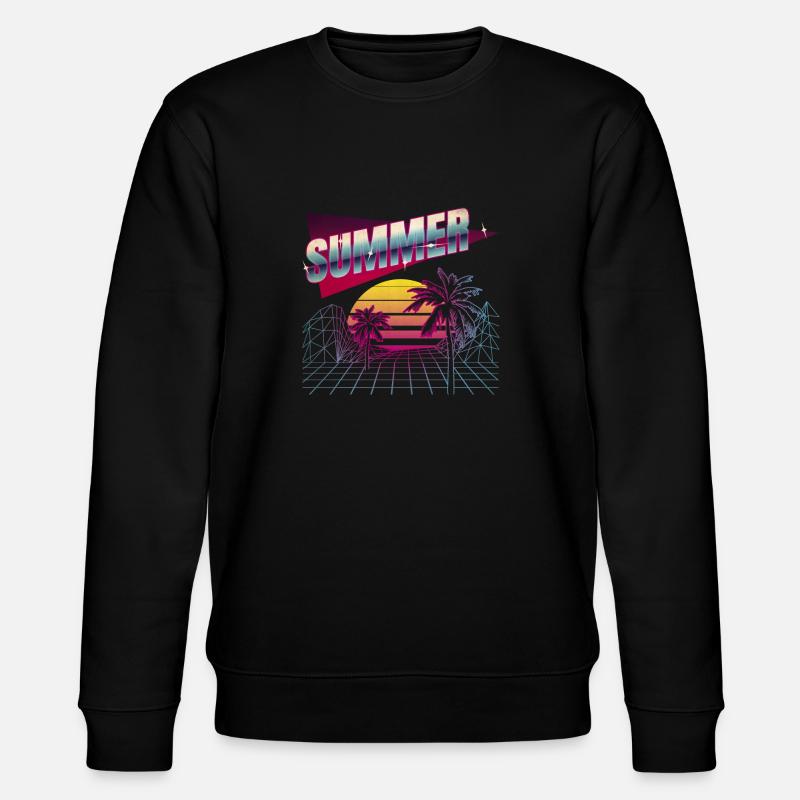Sommer T-Shirt - Stanley/Stella Unisex Bio-Sweatshirt CHANGER  - Schwarz
