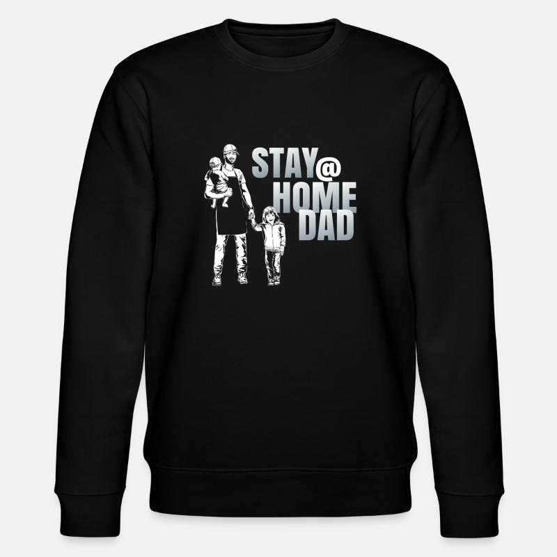 RESTER @ PAPA À LA MAISON - Sweat bio CHANGER Stanley/Stella Unisexe - noir
