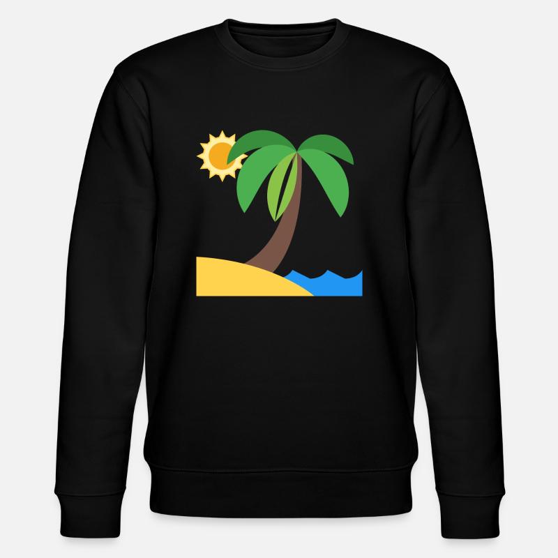 Solrig ø - Stanley/Stella økologisk unisex-sweatshirt CHANGER  - sort