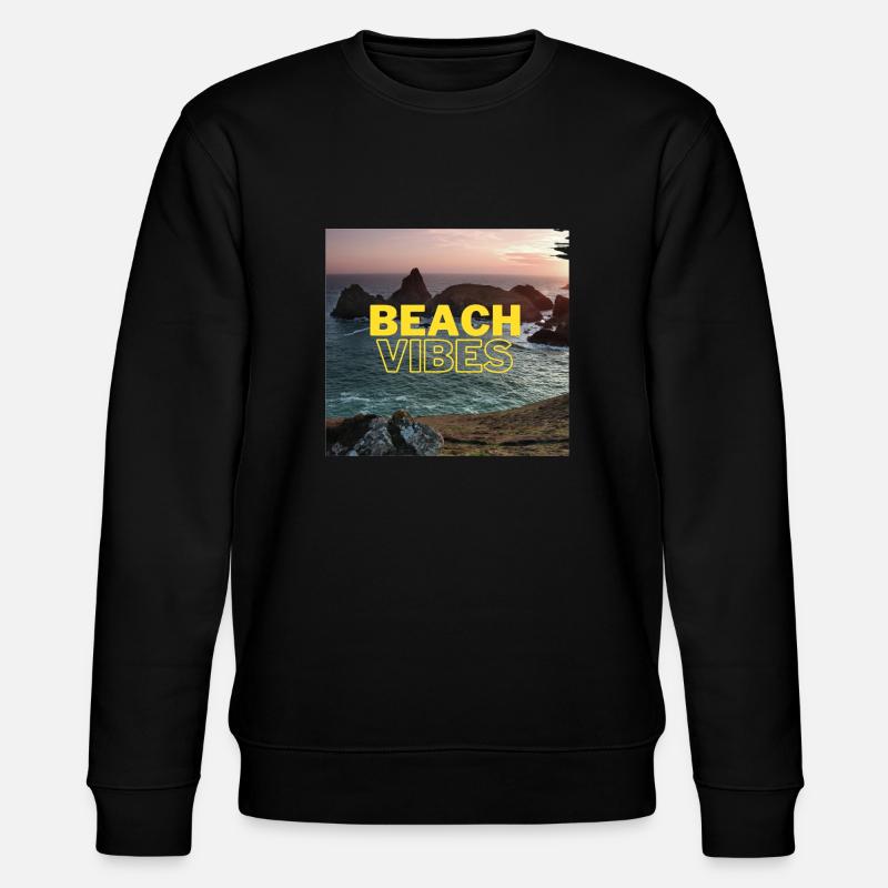 Plage - Sweat bio CHANGER Stanley/Stella Unisexe - noir