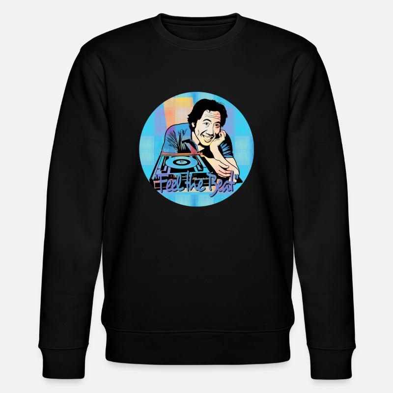 "Feel the Beat" Music - Stanley/Stella Unisex Bio-Sweatshirt CHANGER  - Schwarz