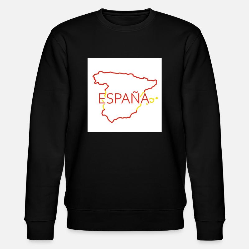 Carte de l’Espagne - Sweat bio CHANGER Stanley/Stella Unisexe - noir