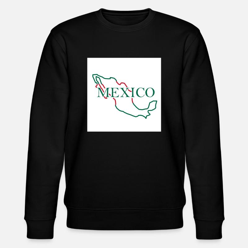Carte du Mexique - Sweat bio CHANGER Stanley/Stella Unisexe - noir