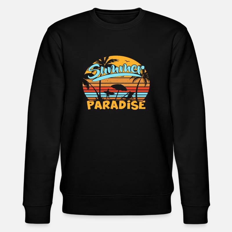Summer Paradise - Stanley/Stella CHANGER Unisex Organic Sweatshirt - black