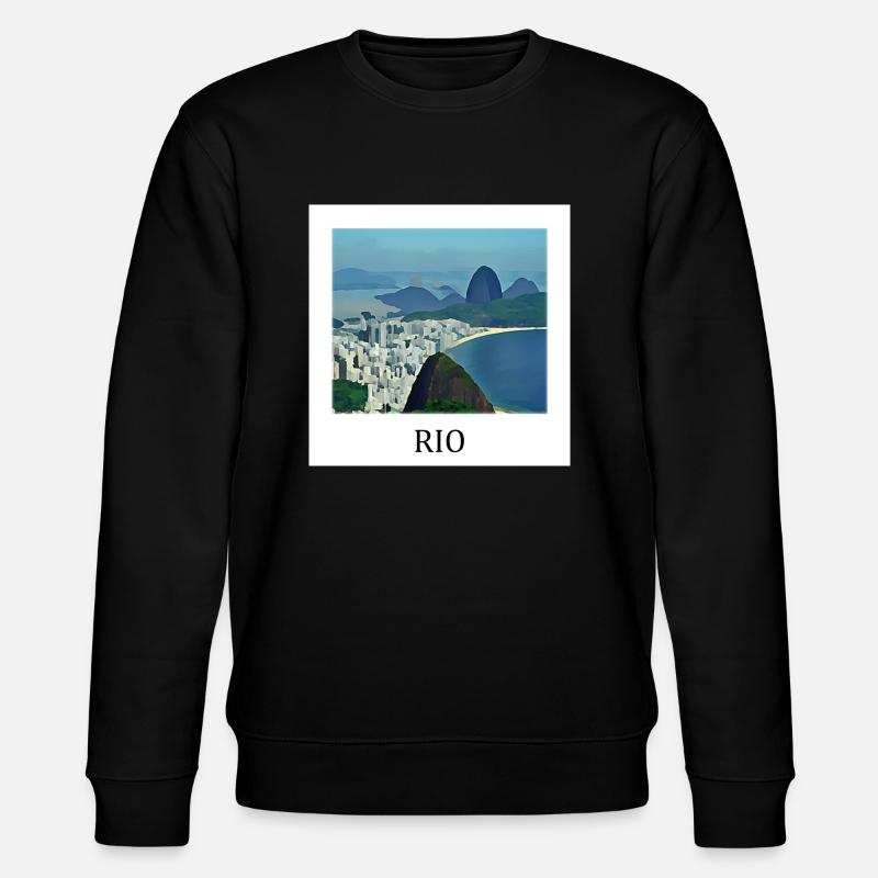 Rio de Janeiro - Sweat bio CHANGER Stanley/Stella Unisexe - noir