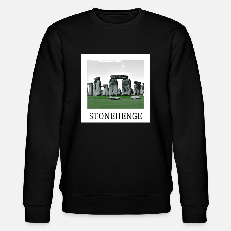 Stonehenge - Stanley/Stella Unisex Bio-Sweatshirt CHANGER - Schwarz