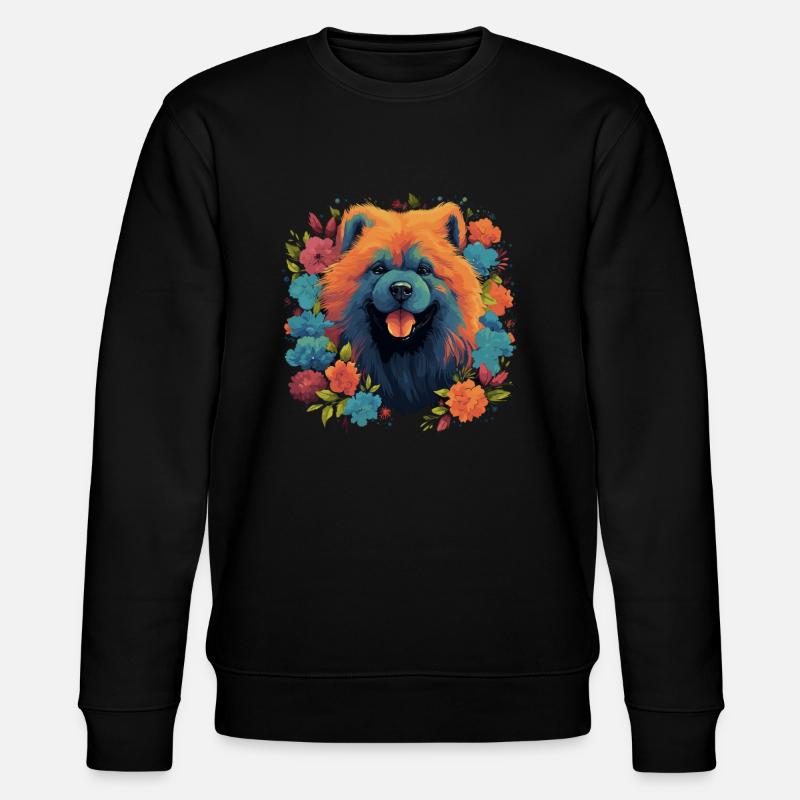 Chow Chow Chien Cadeau - Sweat bio CHANGER Stanley/Stella Unisexe - noir