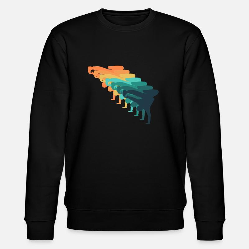 Retro-Breakdance - Stanley/Stella Unisex Bio-Sweatshirt CHANGER  - Schwarz