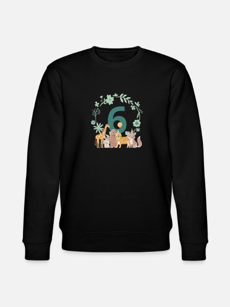 6th Anniversary - Sixth Anniversary Animals - Stanley/Stella CHANGER Unisex Organic Sweatshirt - black