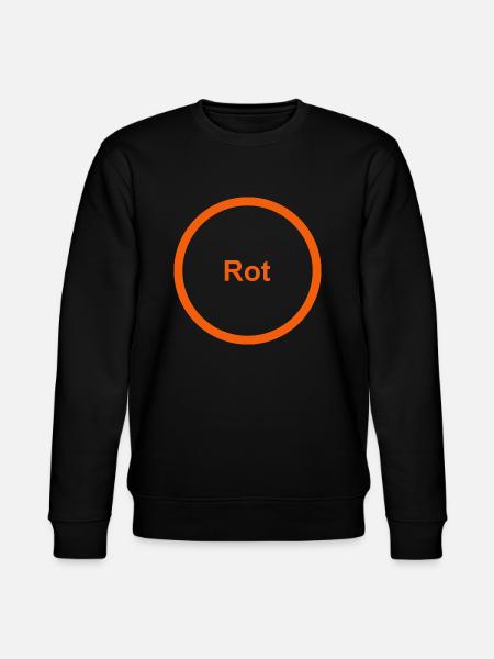 Rot - Stanley/Stella Unisex Bio-Sweatshirt CHANGER - Schwarz