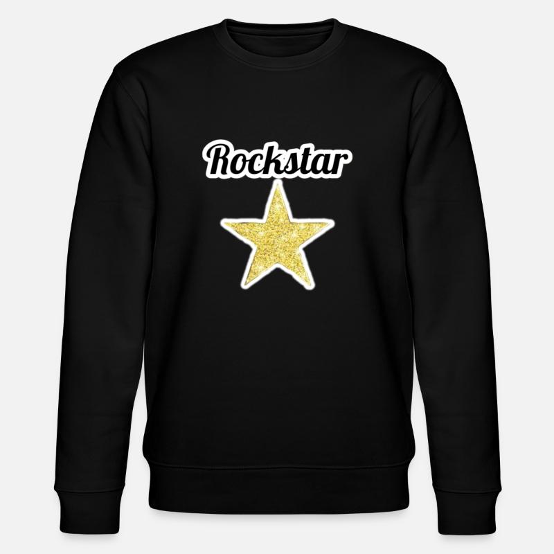 Rock Star - Stanley/Stella Unisex Bio-Sweatshirt CHANGER  - Schwarz