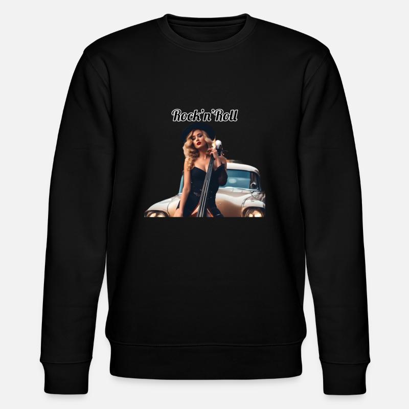 Pinup - Stanley/Stella Unisex Bio-Sweatshirt CHANGER  - Schwarz