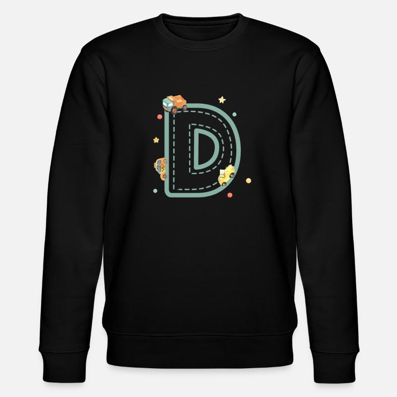 Fahrzeugbrief - personalisiertes Kindergeschenk - Stanley/Stella Unisex Bio-Sweatshirt CHANGER  - Schwarz