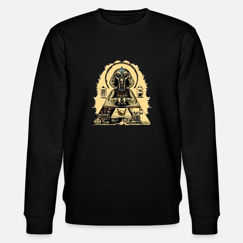 Sphinx Alien No. 2 - Stanley/Stella CHANGER Unisex Organic Sweatshirt - black