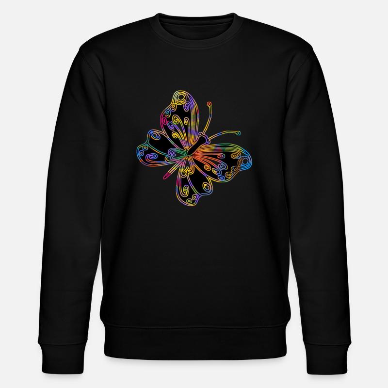 Papillon - Sweat bio CHANGER Stanley/Stella Unisexe - noir