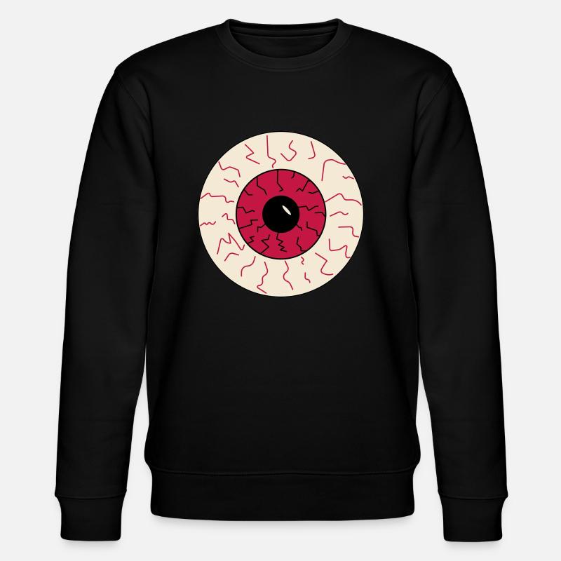 oeil injecté de sang halloween - Sweat bio CHANGER Stanley/Stella Unisexe - noir