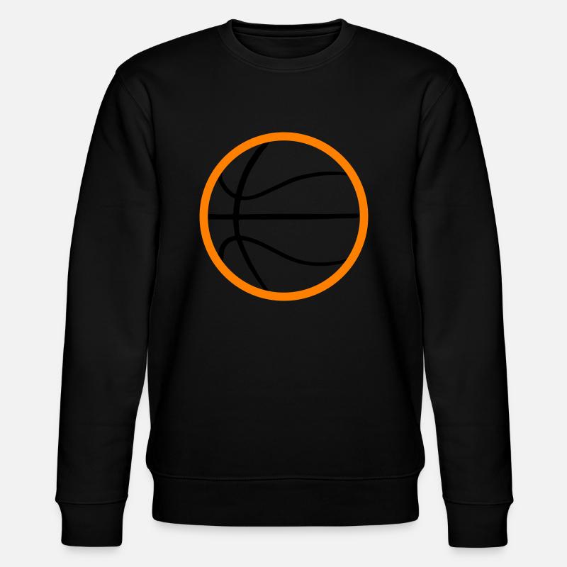 Basketbälle 28 - Stanley/Stella Unisex Bio-Sweatshirt CHANGER  - Schwarz