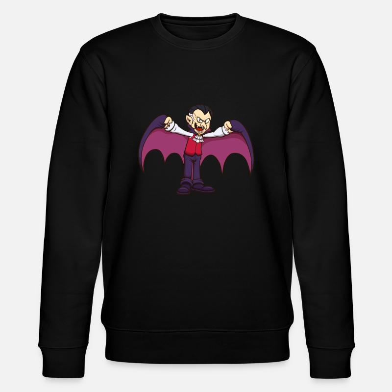 Vampire de dessin animé - Sweat bio CHANGER Stanley/Stella Unisexe - noir