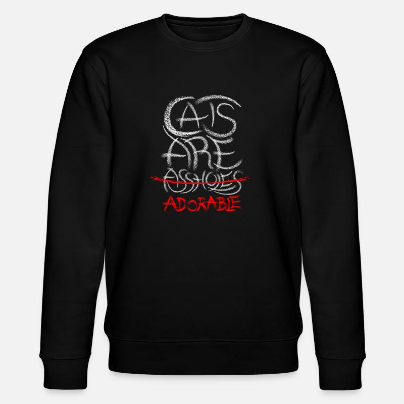 Adorable Cats 2 - Stanley/Stella Unisex Bio-Sweatshirt CHANGER - Schwarz
