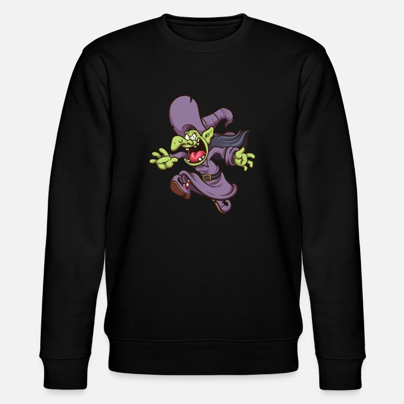 Sorcière de dessin animé - Sweat bio CHANGER Stanley/Stella Unisexe - noir