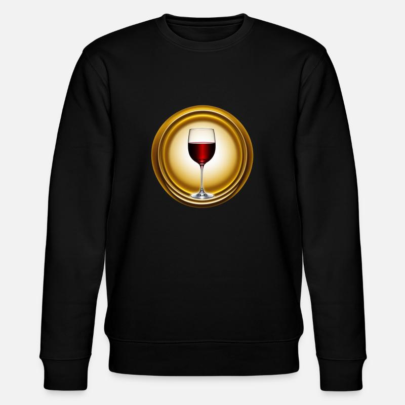 Verre de vin - Sweat bio CHANGER Stanley/Stella Unisexe - noir