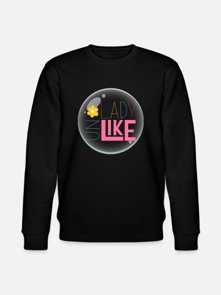 UN LADY LIKE - Stanley/Stella CHANGER Unisex Organic Sweatshirt - black