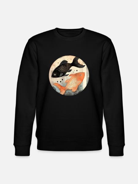 Zodiac sign Pisces - Stanley/Stella CHANGER Unisex Organic Sweatshirt - black