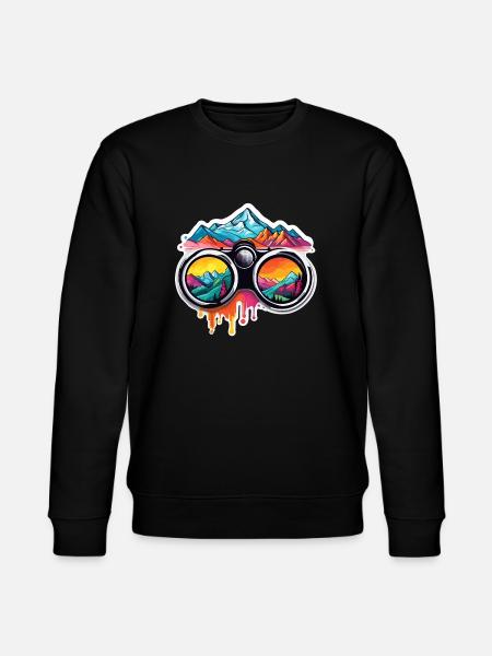 Binoculars / Observation / Observation / Adventure - Stanley/Stella CHANGER Unisex Organic Sweatshirt - black