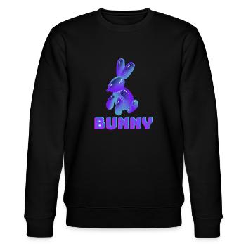 Lapin violet - Sweat bio CHANGER Stanley/Stella Unisexe - noir - Devant - Nik (191cm) & Marisol (170cm)