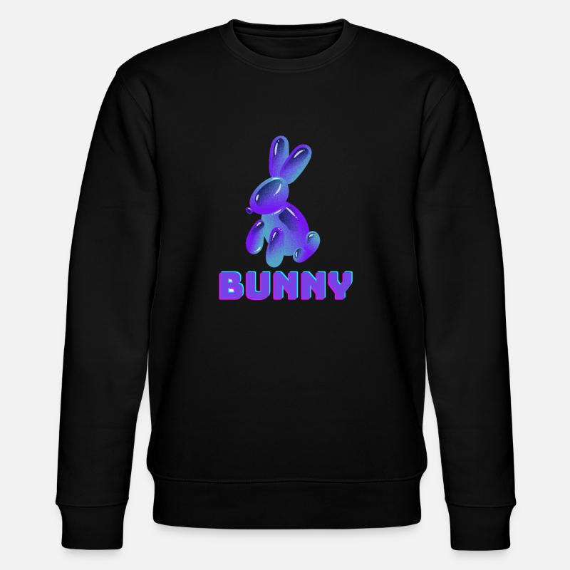 Lapin violet - Sweat bio CHANGER Stanley/Stella Unisexe - noir