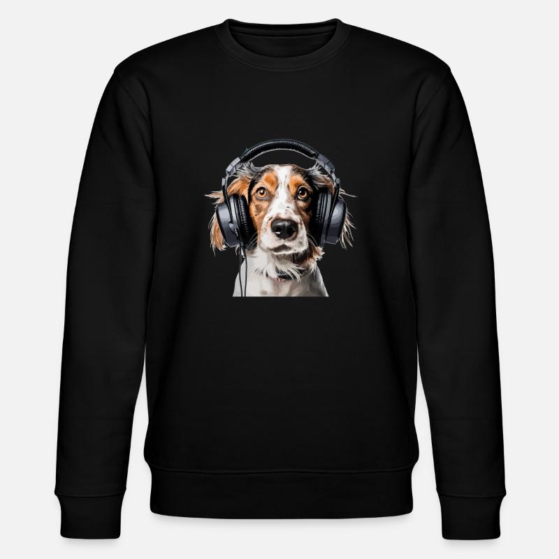 Einfach mal weghören! - Stanley/Stella Unisex Bio-Sweatshirt CHANGER  - Schwarz