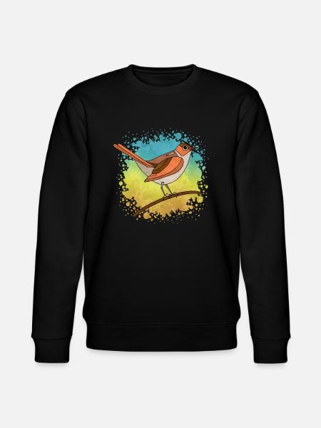 Bunter Vogel - Stanley/Stella Unisex Bio-Sweatshirt CHANGER - Schwarz