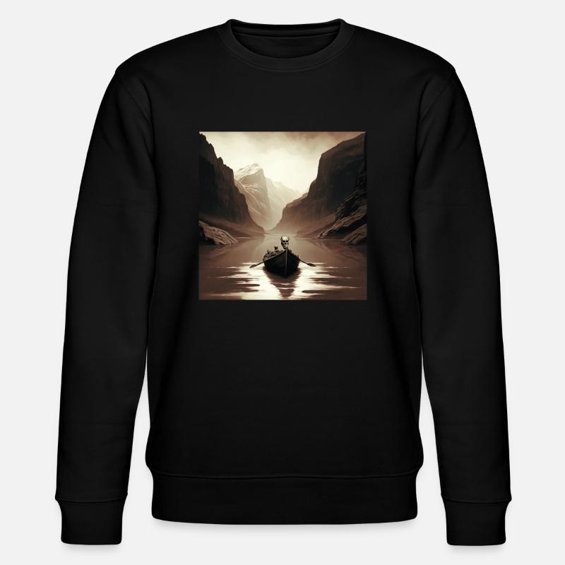 Charon - Stanley/Stella Unisex Bio-Sweatshirt CHANGER  - Schwarz