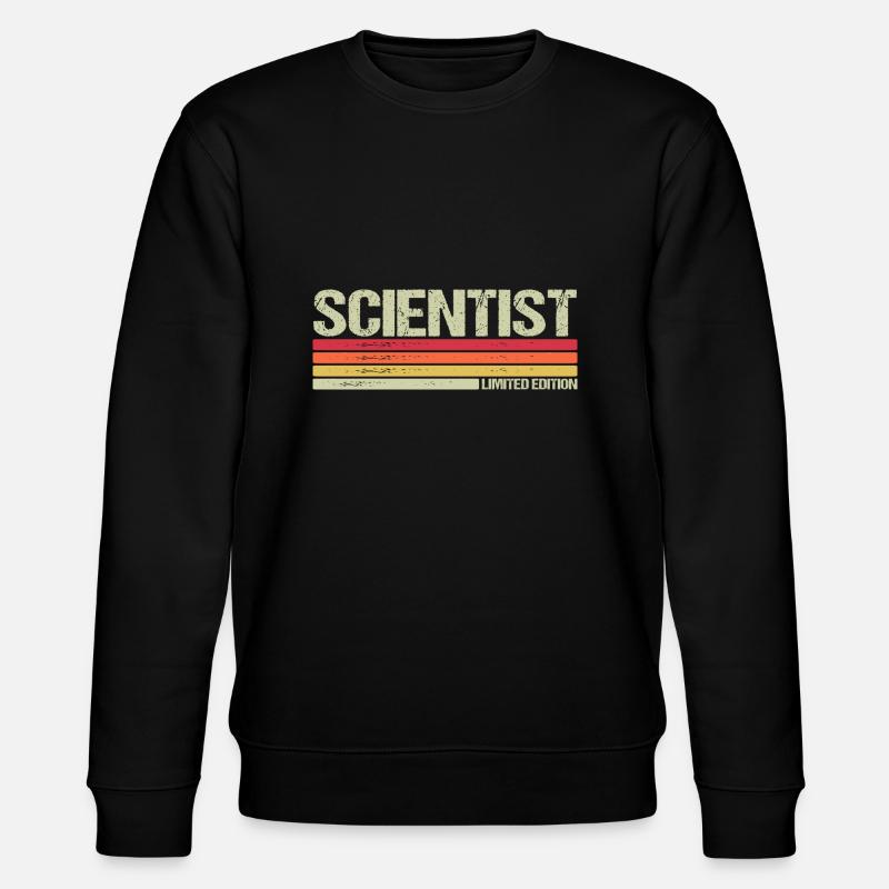 Scientist Limited Edition - Stanley/Stella Unisex Bio-Sweatshirt CHANGER  - Schwarz