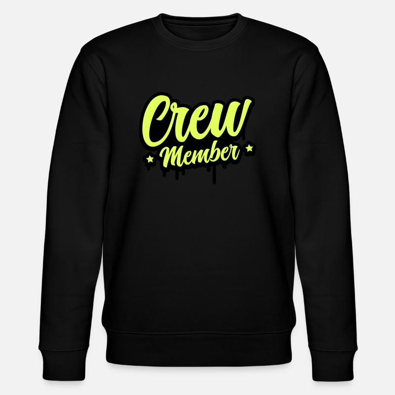 Membre d’équipage 01 - Sweat bio CHANGER Stanley/Stella Unisexe - noir
