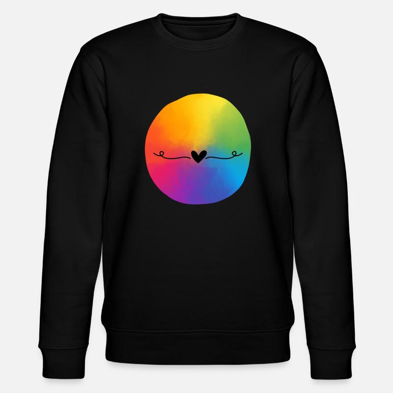 Le cœur plein - Sweat bio CHANGER Stanley/Stella Unisexe - noir