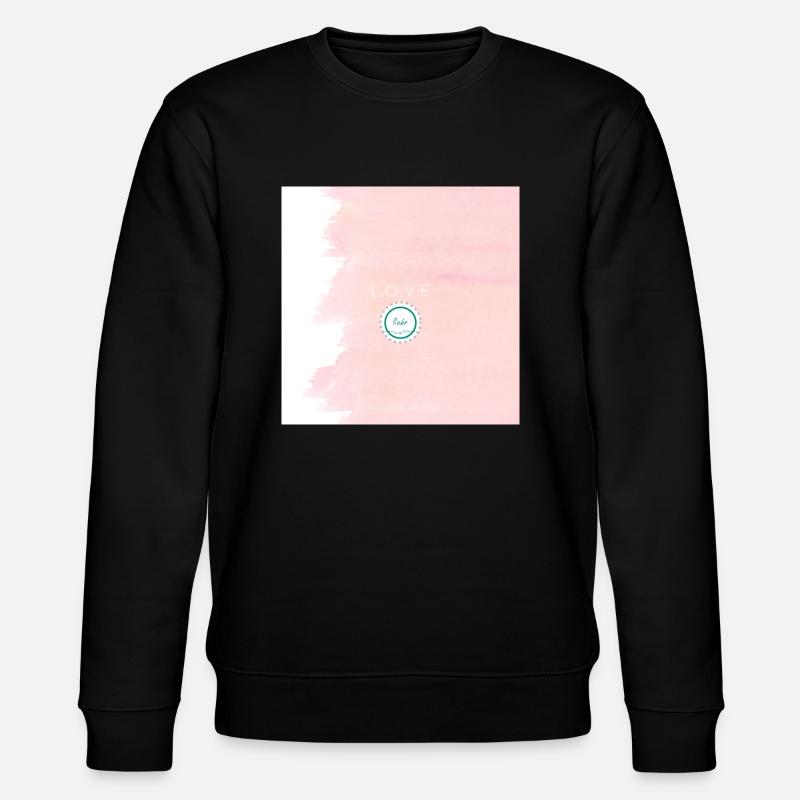 Liebe - Stanley/Stella Unisex Bio-Sweatshirt CHANGER  - Schwarz