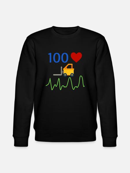 Gabelstaplerfahrer - Stanley/Stella Unisex Bio-Sweatshirt CHANGER - Schwarz