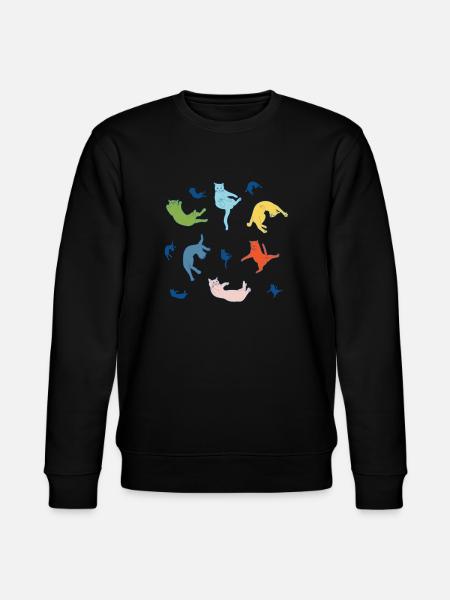 Chute de chats - Sweat bio CHANGER Stanley/Stella Unisexe - noir