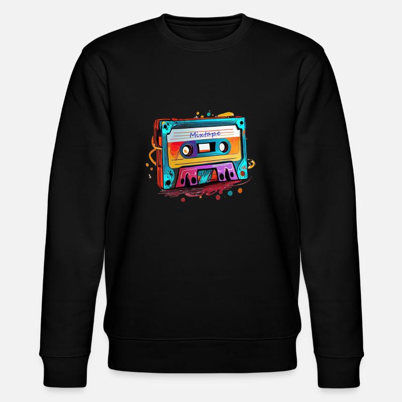 mixtape 2 - Stanley/Stella Unisex Bio-Sweatshirt CHANGER  - Schwarz