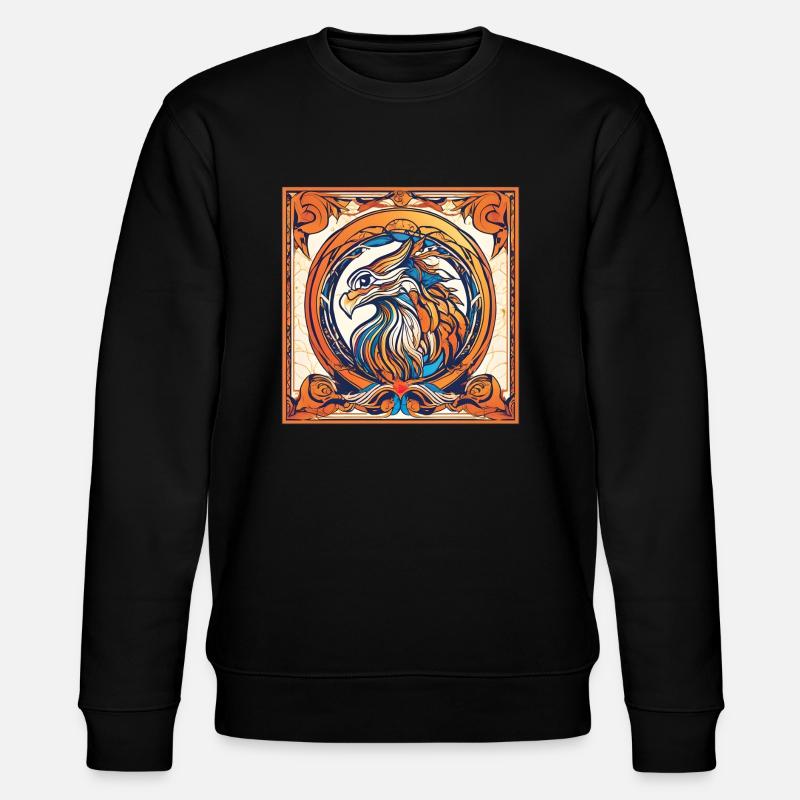 Eagle - Stanley/Stella Unisex Bio-Sweatshirt CHANGER  - Schwarz