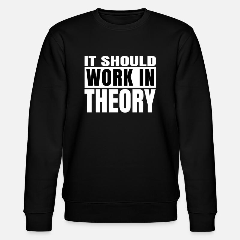 automation artificial happy awesome - Stanley/Stella CHANGER Unisex Organic Sweatshirt - black