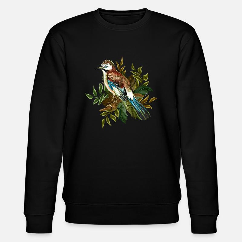 Bunter Vogel - Stanley/Stella Unisex Bio-Sweatshirt CHANGER  - Schwarz