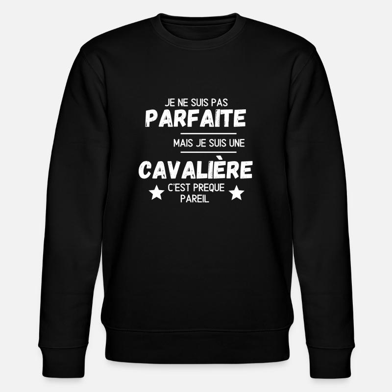 Parfaite cavaliere - Sweat bio CHANGER Stanley/Stella Unisexe - noir