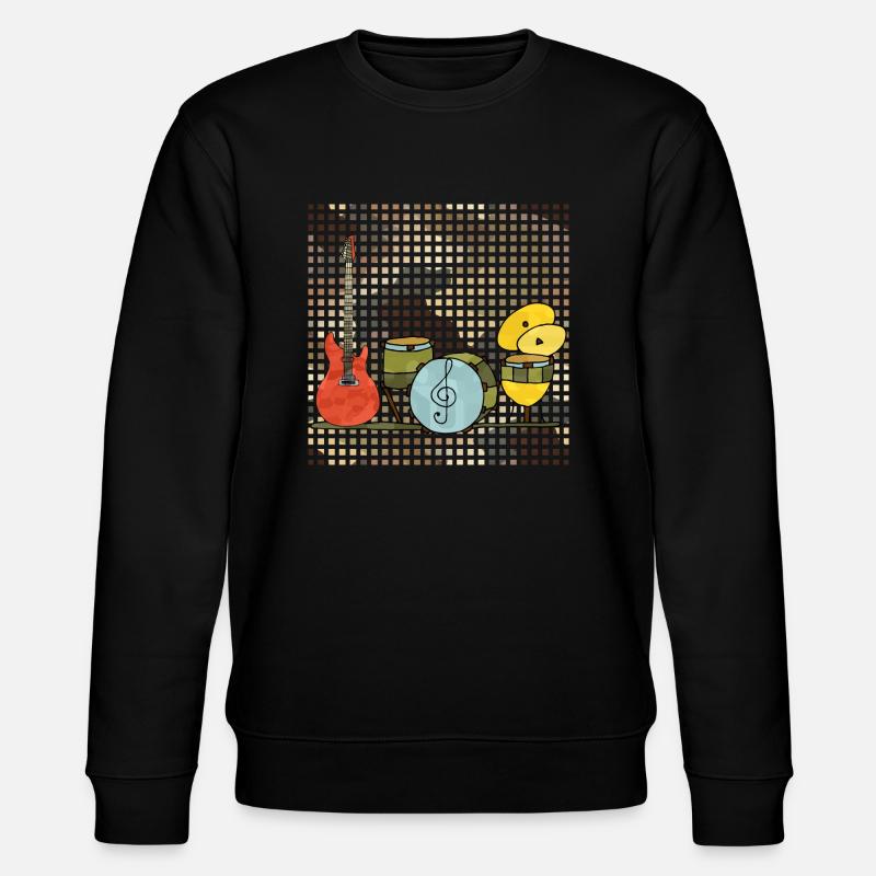 Musikinstrumente - Stanley/Stella Unisex Bio-Sweatshirt CHANGER  - Schwarz