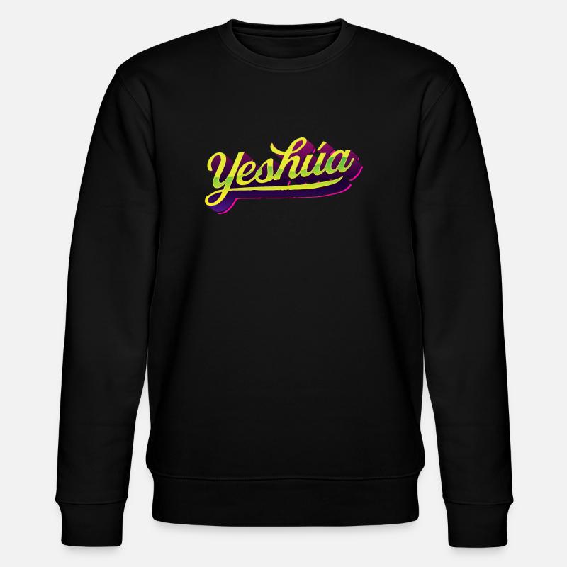 Yeshúa - Style de lettrage urbain - Sweat bio CHANGER Stanley/Stella Unisexe - noir