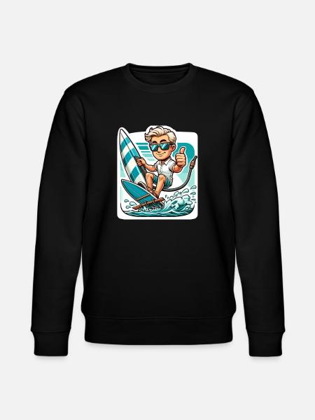Surf - Sweat bio CHANGER Stanley/Stella Unisexe - noir