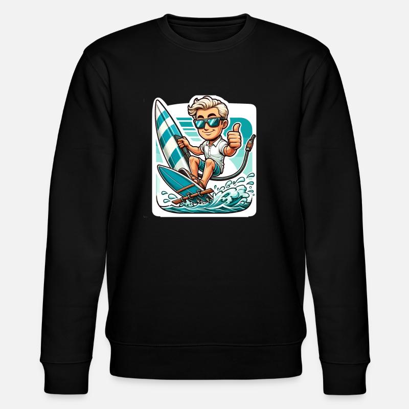 Surf - Sweat bio CHANGER Stanley/Stella Unisexe - noir