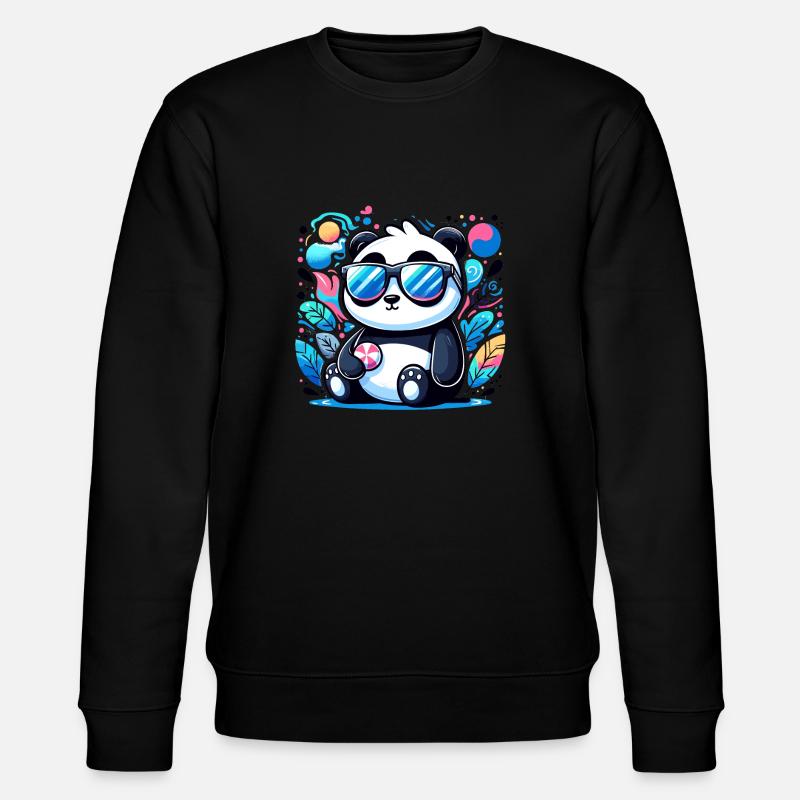 Lunettes de soleil Panda - Sweat bio CHANGER Stanley/Stella Unisexe - noir