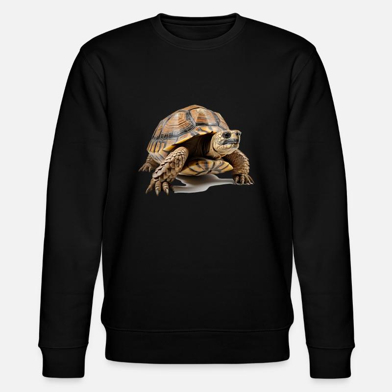 Turtles are impressive creatures - Stanley/Stella CHANGER Unisex Organic Sweatshirt - black
